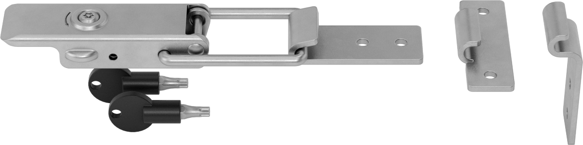 Torx Tahrikli Çekme Kilidi, 304 Paslanmaz Çelik, 1-7/8" Kilitleme Mesafesi