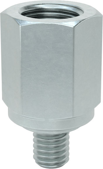 Kompakt Aşırı Basınçlı Çelik Boru Bağlantı Elemanı, Adaptör, 1/8 NPT Dişi, M6 x 1 mm Erkek Diş