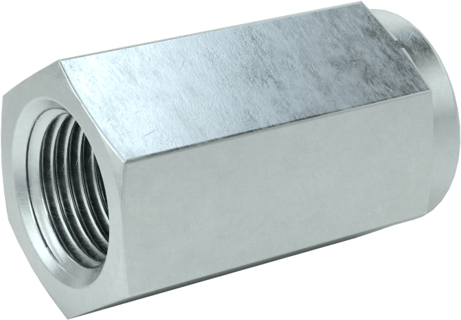 Kompakt Aşırı Basınçlı Çelik Boru Bağlantı Elemanı, Düz Adaptör, 1/8 BSPP Dişi x 1/8 NPT Dişi