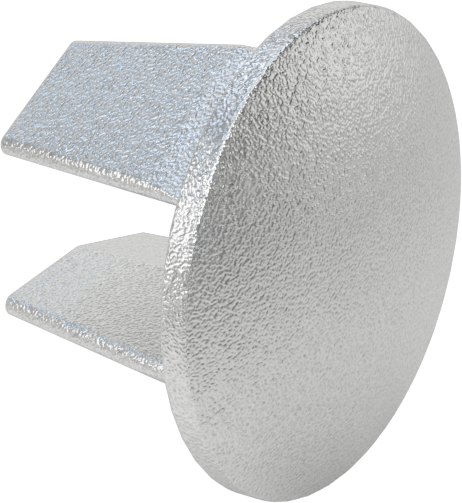 Galvanizli Demir Kayar Ray Bağlantı Parçası, 1-3/8" Ray Dış Çapı için Kapak