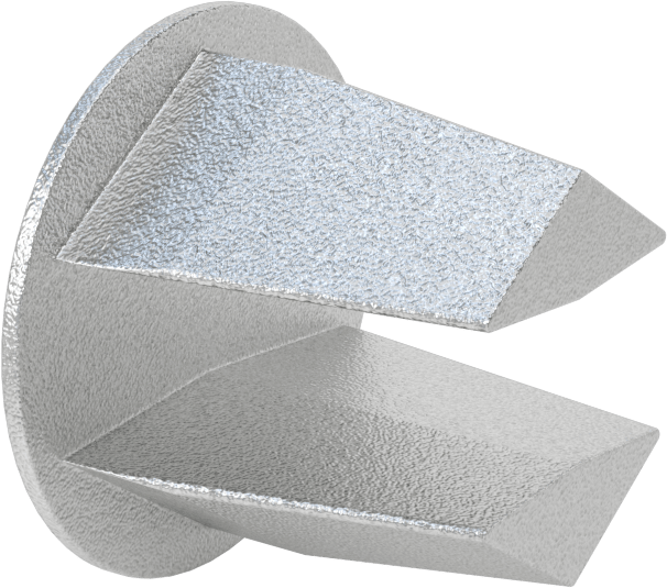 Galvanizli Demir Kayar Ray Bağlantı Parçası, 2-3/8" Ray Dış Çaplı Kapağı