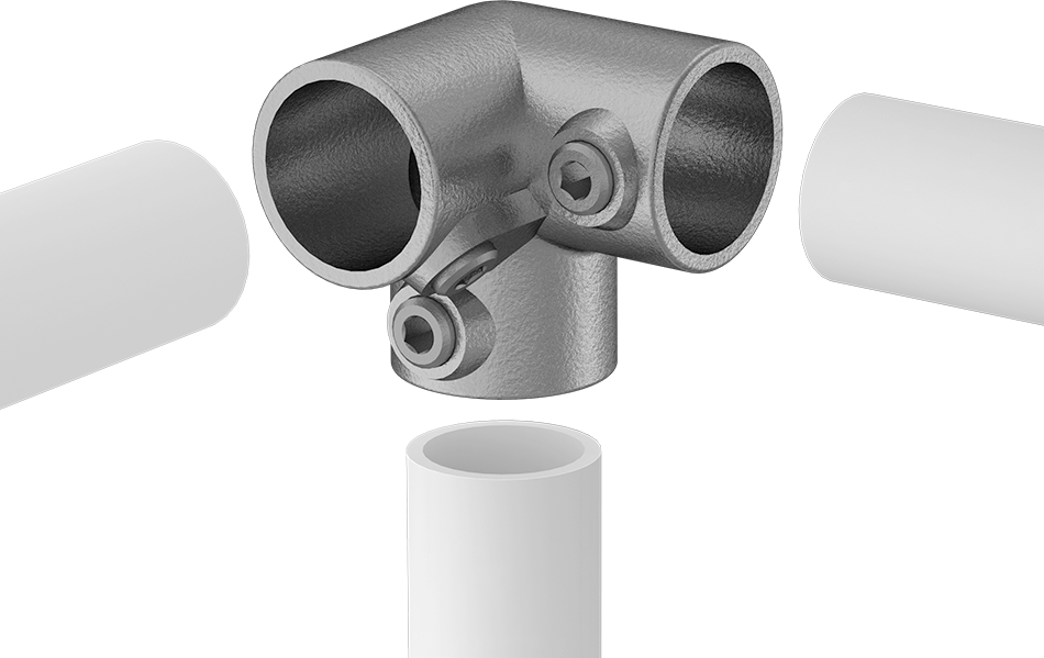 Three-Way 90° Elbow
