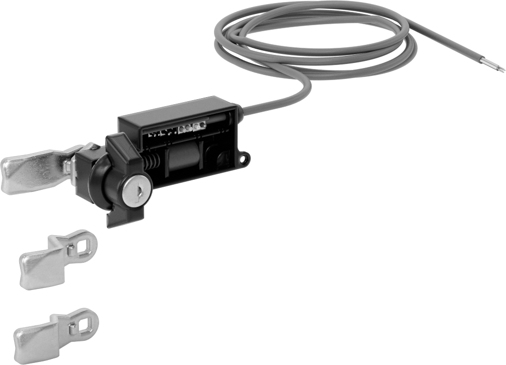 Elektronik Uzaktan Kumandalı Kanatlı Kam Kilidi, Aynı Anahtarlı, 12V DC, 3/4" Delik Çapı için