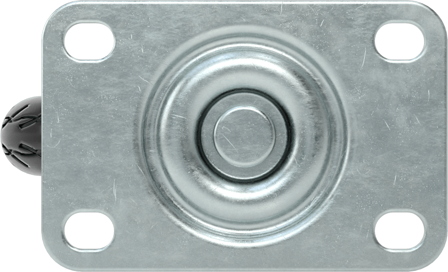 3-3/4 inç x 2-1/2 inç Montaj Plakalı Tekerlek
