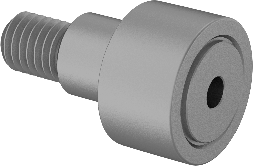 Ayarlanabilir Omuzlu Çelik Dişli Ray Makarası, Taçlı, 19 mm Çap x 11 mm Genişlikte Silindir, Conta ile
