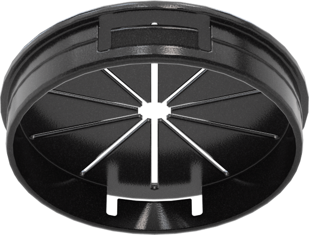 Esnek Tutuşlu Kilitleme Halkaları, 1-3/32“ Delik Çapı ve 1/32” ila 1/16" Malzeme Kalınlığı için, Siyah