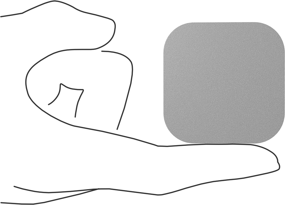 Yastıklı Zımpara Pedi, Alüminyum için, Yumuşak Metaller ve Metal Olmayanlar, 2" x 2", 3000 Kum