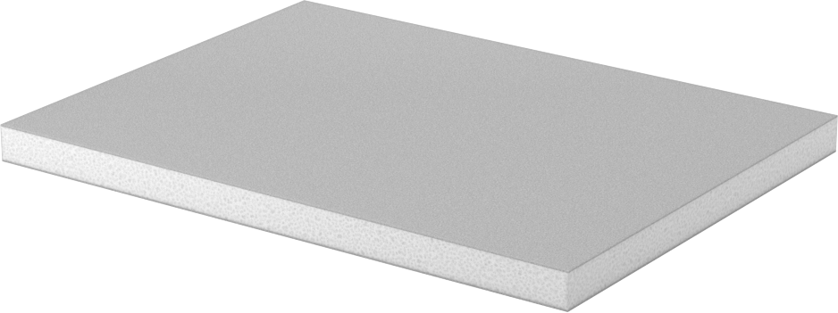 Yastıklı Zımpara Pedi, Alüminyum için, Yumuşak Metaller ve Metal Olmayanlar, 3" x 4", 320 Kum