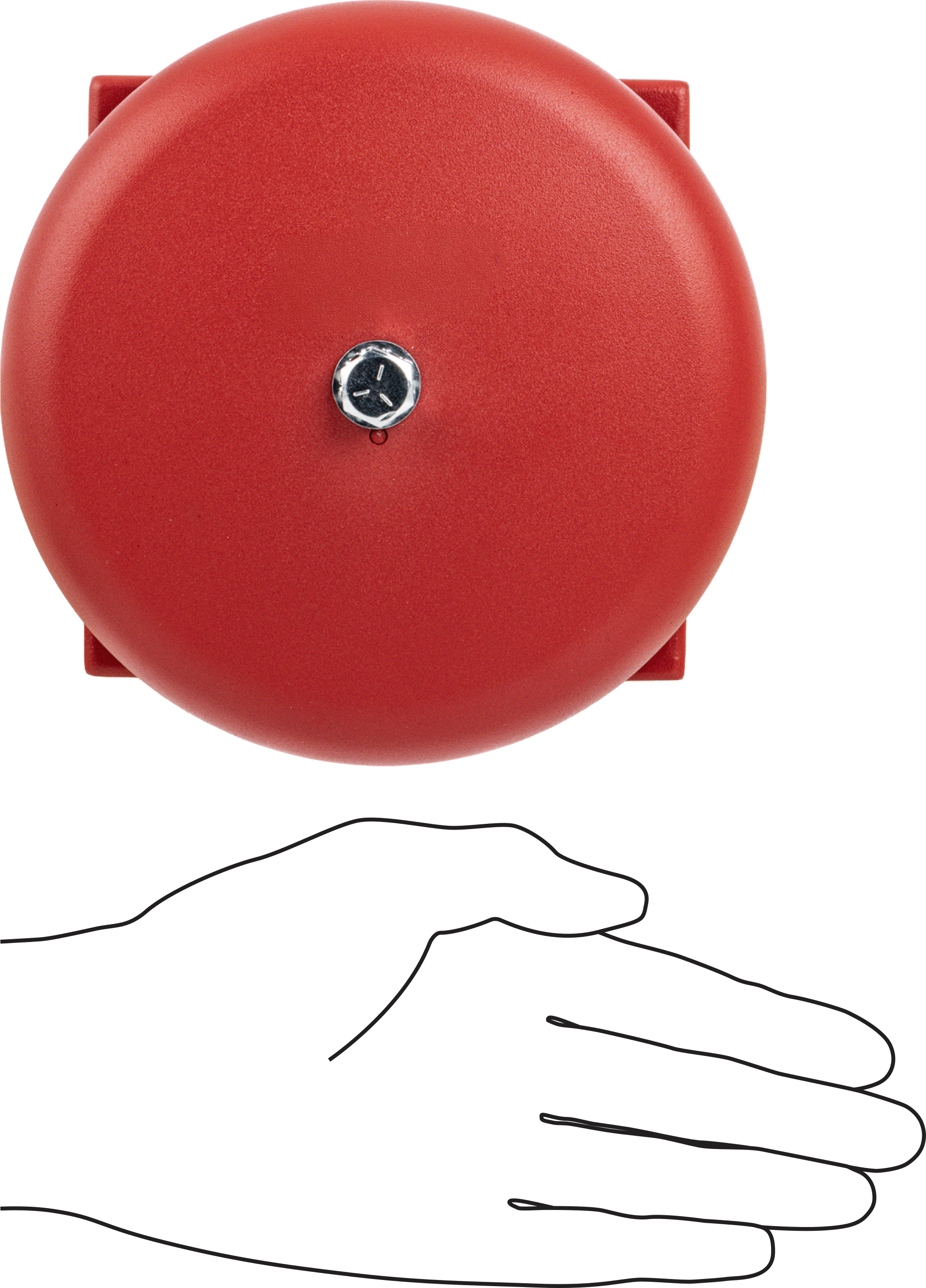 Yangın Alarmı Zili, 24V DC, 6" Çap