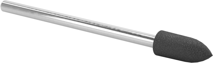 No-Mess Neopren Kauçuk Parlatma Bobi, Yumuşak ve Metal Olmayan Malzemeler için, Silindir, Yuvarlak Uç, 3/16" Baş Çapı