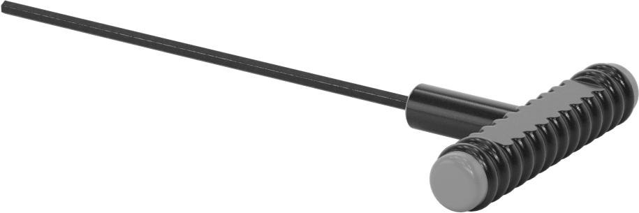Siyah Oksit Çelik T-Saplı Altıgen Anahtar, 1/8" Tahrik Boyutu, Ultra Grip, 6-5/8" Toplam Uzunluk