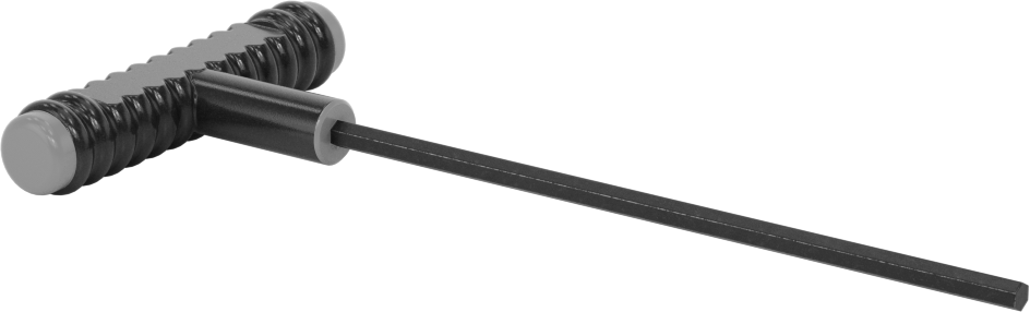 Siyah Oksit Çelik T-Saplı Altıgen Anahtar, 5/32" Tahrik Boyutu, Ultra Grip, 6-5/8" Toplam Uzunluk