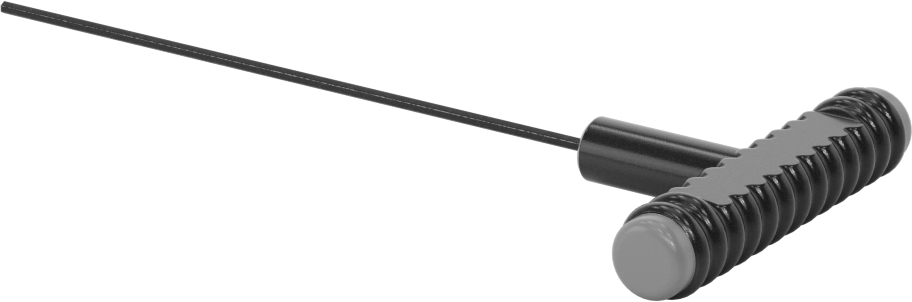 Siyah Oksit Çelik T-Saplı Altıgen Anahtar, 2 mm Tahrik Boyutu, Ultra Grip, 6-5/8" Toplam Uzunluk