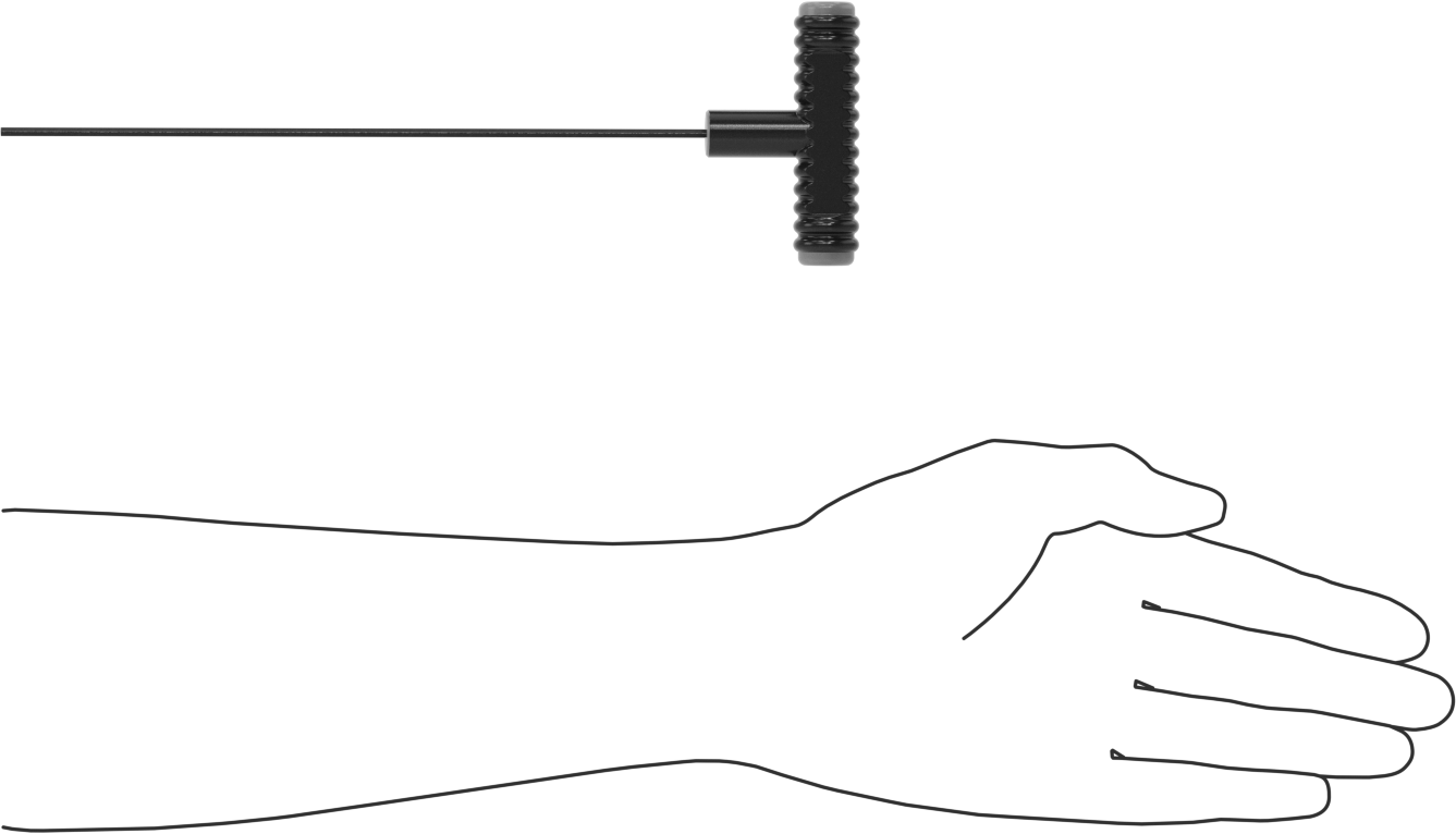 Siyah Oksit Çelik T-Saplı Altıgen Anahtar, 3/32" Tahrik Boyutu, Ultra Grip, 9-3/4" Toplam Uzunluk