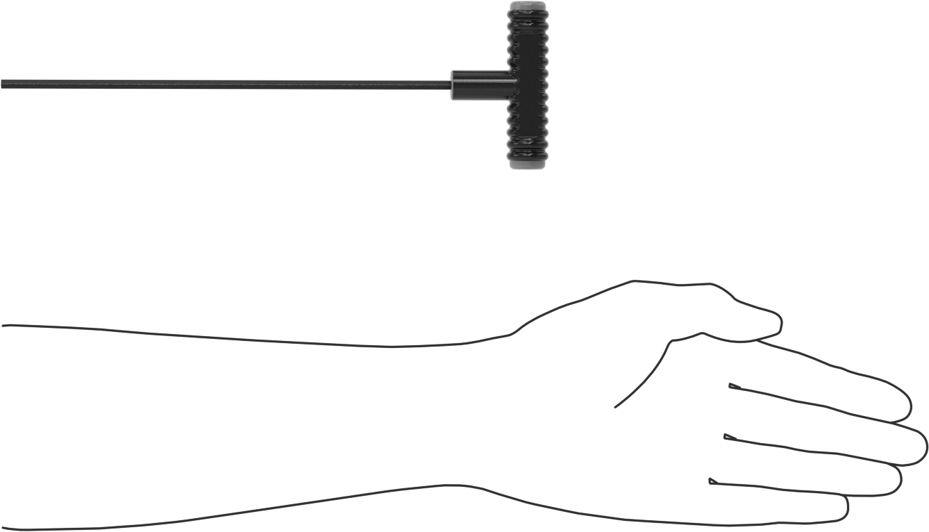 Siyah Oksit Çelik T-Saplı Altıgen Anahtar, 5/32" Tahrik Boyutu, Ultra Grip, 9-3/4" Toplam Uzunluk