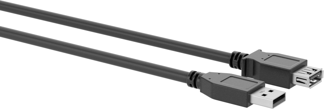 USB Kablosu, USB Standart 3.2 Gen 1, A Fiş x A Soket, 6 Fit Uzunluk
