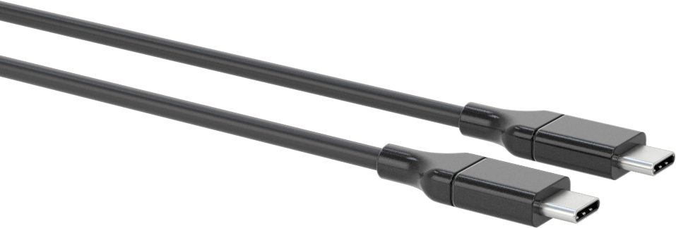 USB Kablosu, USB Standart 2.0, C Fiş x C Fiş, 3 Fit Uzunluk