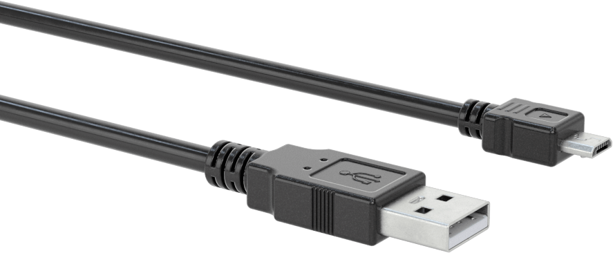 USB Kablosu, USB Standart 2.0, A Fiş x Mikro-B Fiş, 10 Fit Uzunluk