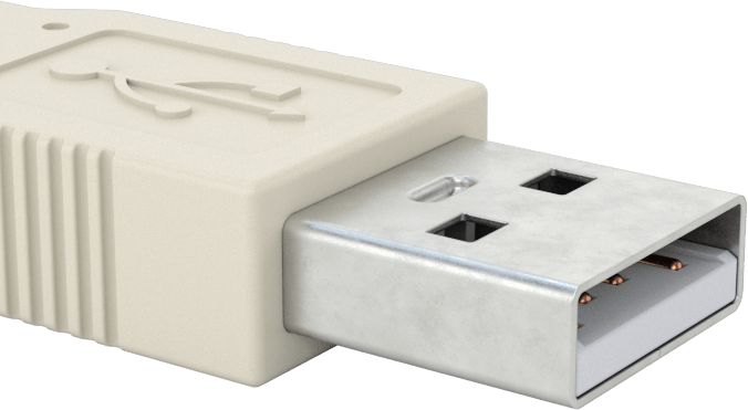 USB Kablosu, USB Standart 2.0, A Fiş x A Fiş, 10 Fit Uzunluk