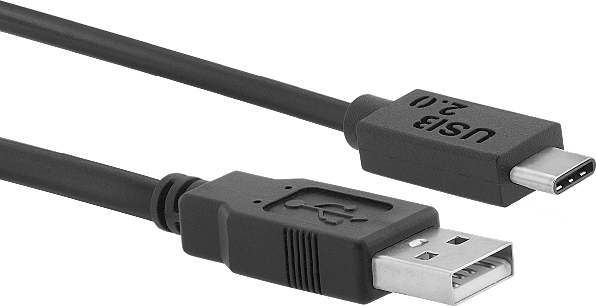 USB Kablosu, USB Standart 2.0, C Fiş x A Fiş, 6 Fit Uzunluk