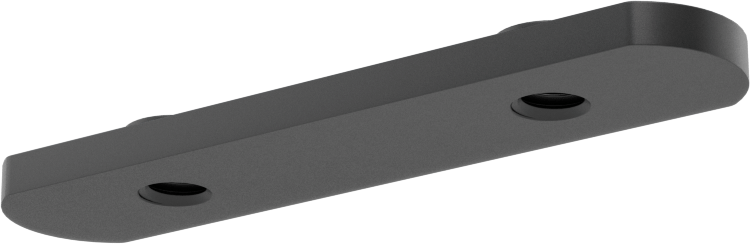 Uç Beslemeli T-Yivli Çerçeve Bağlantı Elemanları, 1,5 inç Ray için Çift Somun, 1/4"-20 Diş, 0,2220 inç Kalınlık