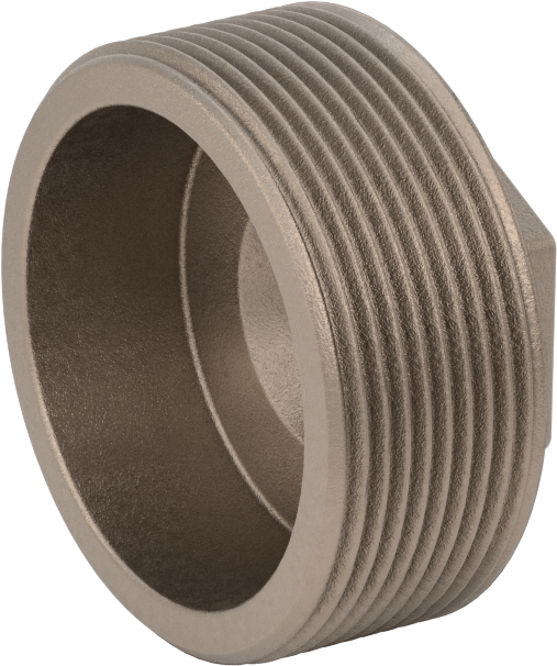 Düşük Basınçlı Boru Bağlantı Elemanı, Altıgen Gövdeli Adaptör, Pirinç, 2 NPT Erkek x 1/2 NPT Dişi