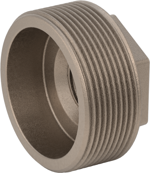 Düşük Basınçlı Boru Bağlantı Elemanı, Altıgen Gövdeli Adaptör, Pirinç, 2 NPT Erkek x 3/4 NPT Dişi