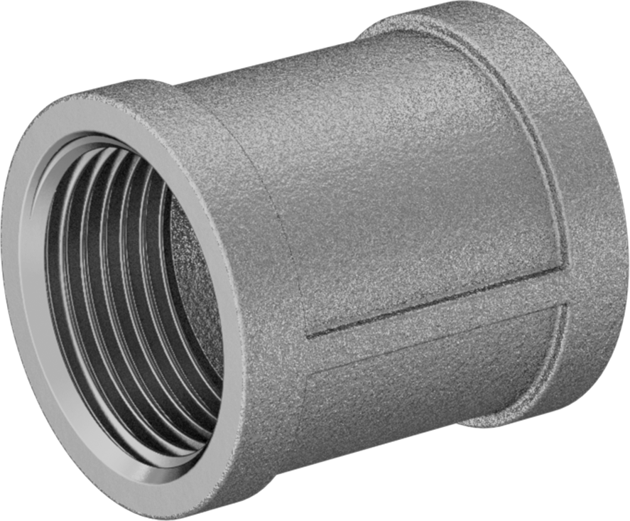 Düşük Basınçlı Boru Bağlantı Elemanı, Düz Konektör, Bronz, 3/4 BSPT Dişi