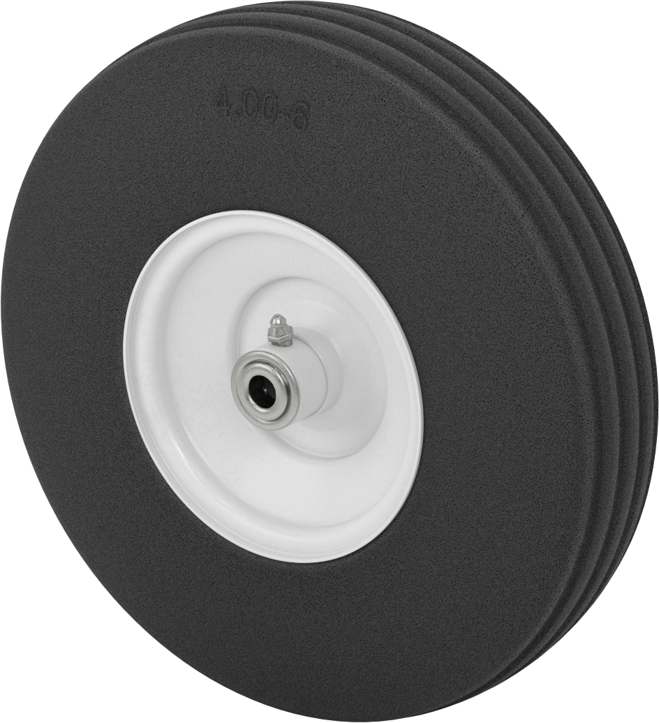 Düz Lastiksiz Tekerlek, Rulman, 13-3/16“ Çap x 3-3/8” Genişlik