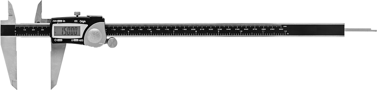 Dijital Kaliper, 0“ ila 12” ve 0 mm ila 300 mm Ölçüm Aralıkları