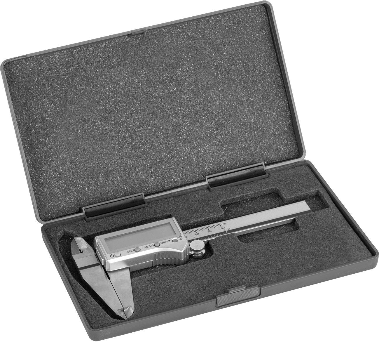 Dijital Kaliper, SPC Veri Çıkışı ile, 0“ ila 4” ve 0 mm ila 100 mm Aralık