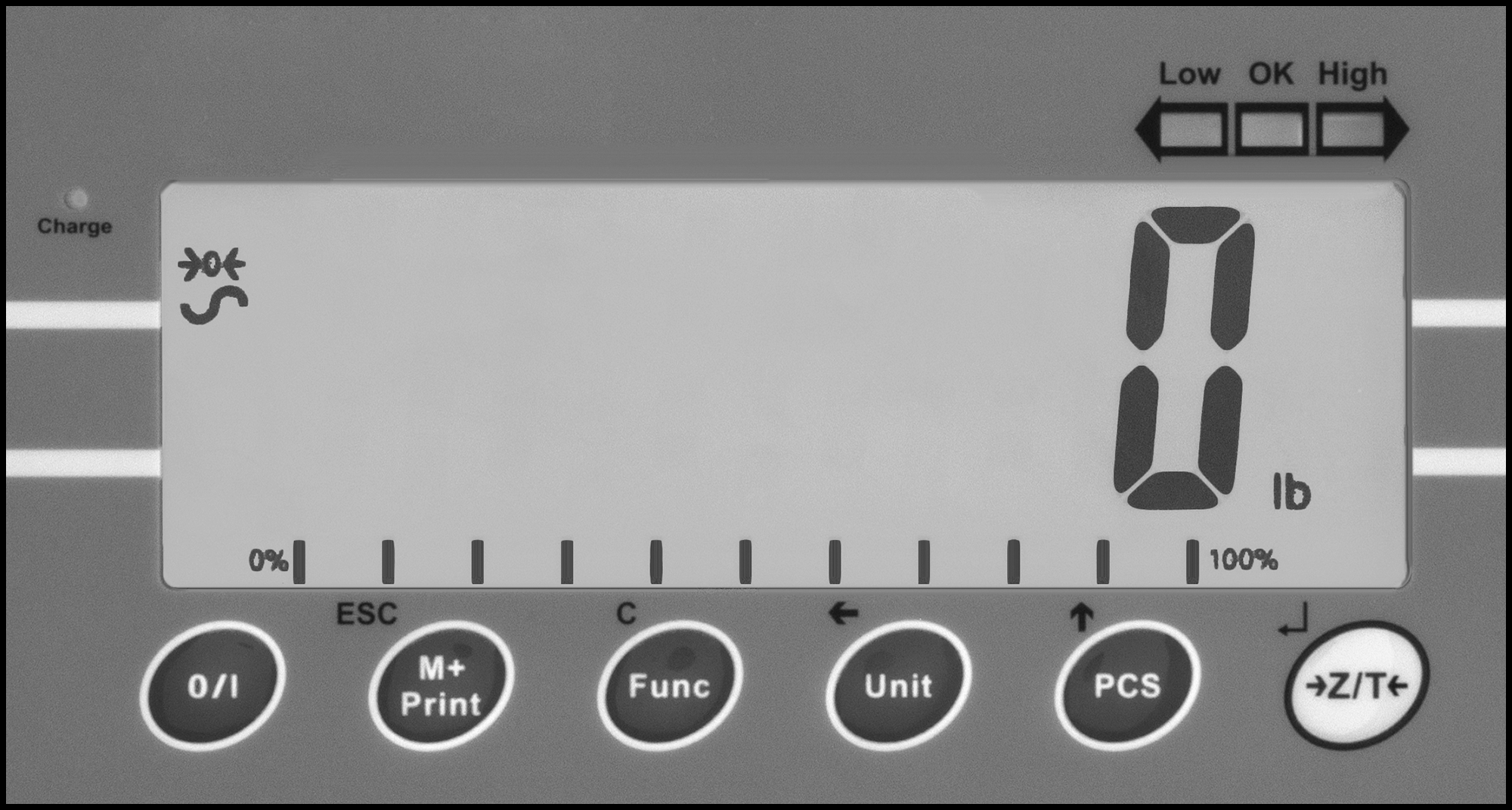 Digital Display (Pounds, Kilograms, Ounces, Newtons)