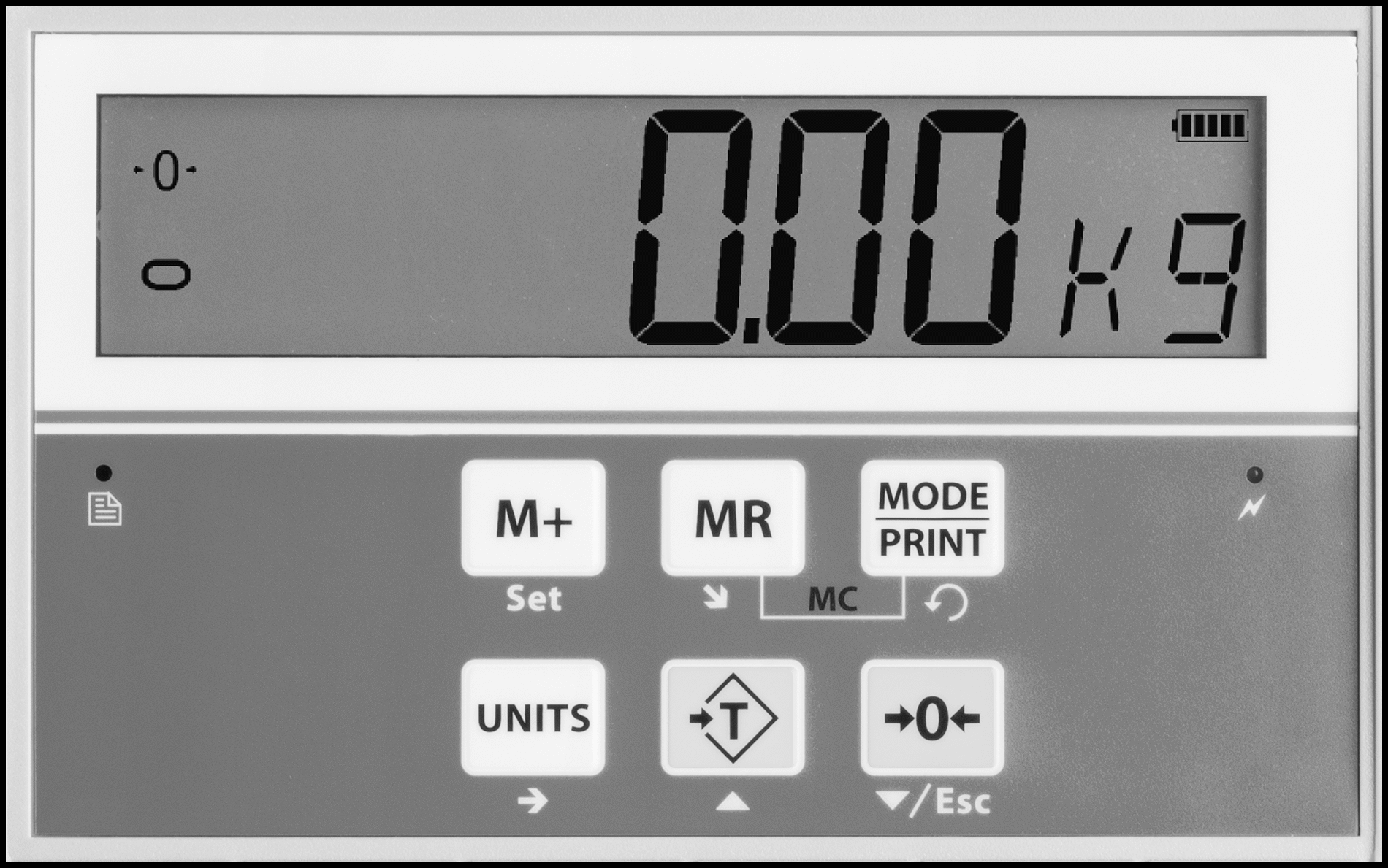 Digital Display (Ounces, Pounds, Kilograms - Print Function)