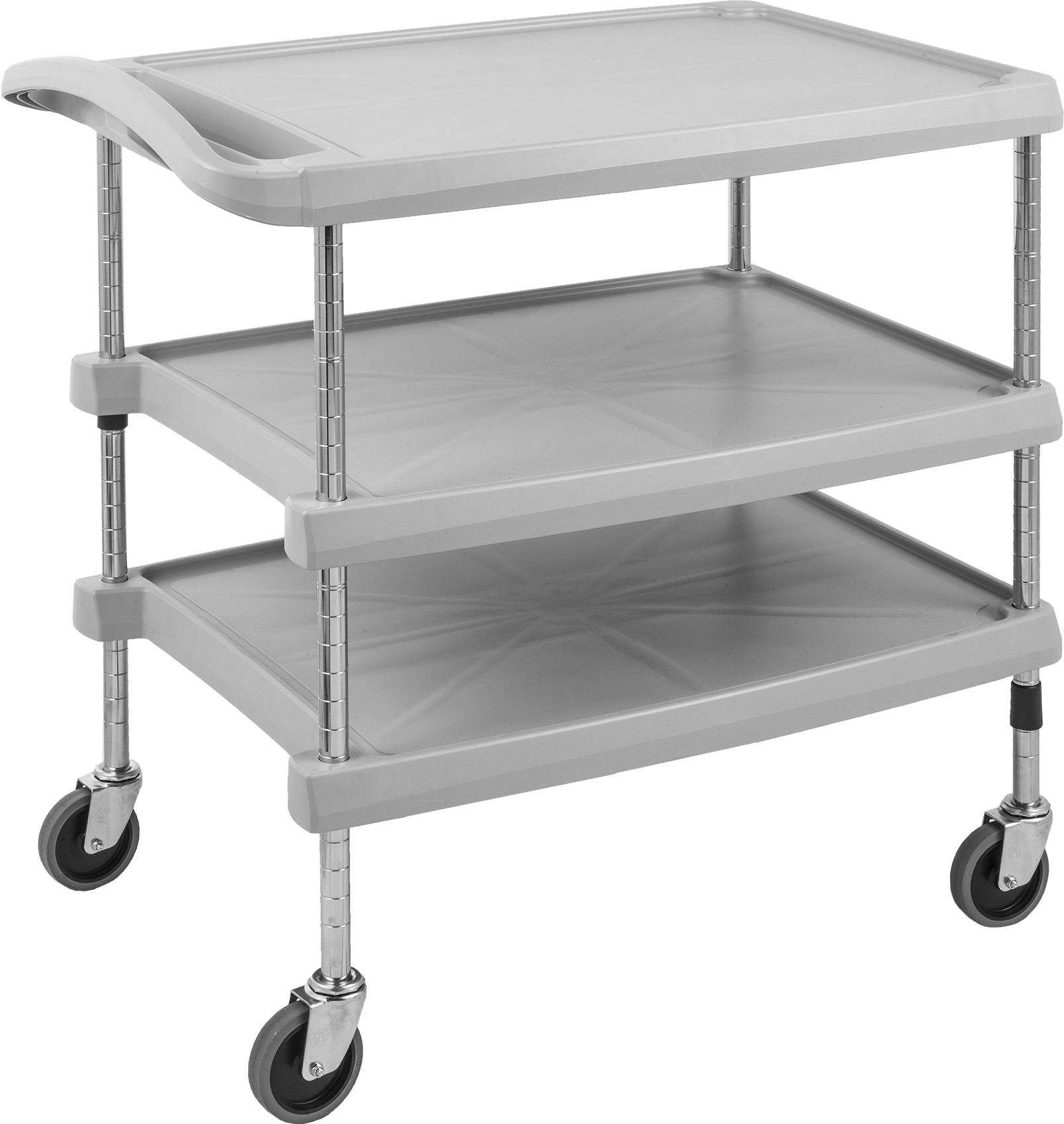 With Three Shelves