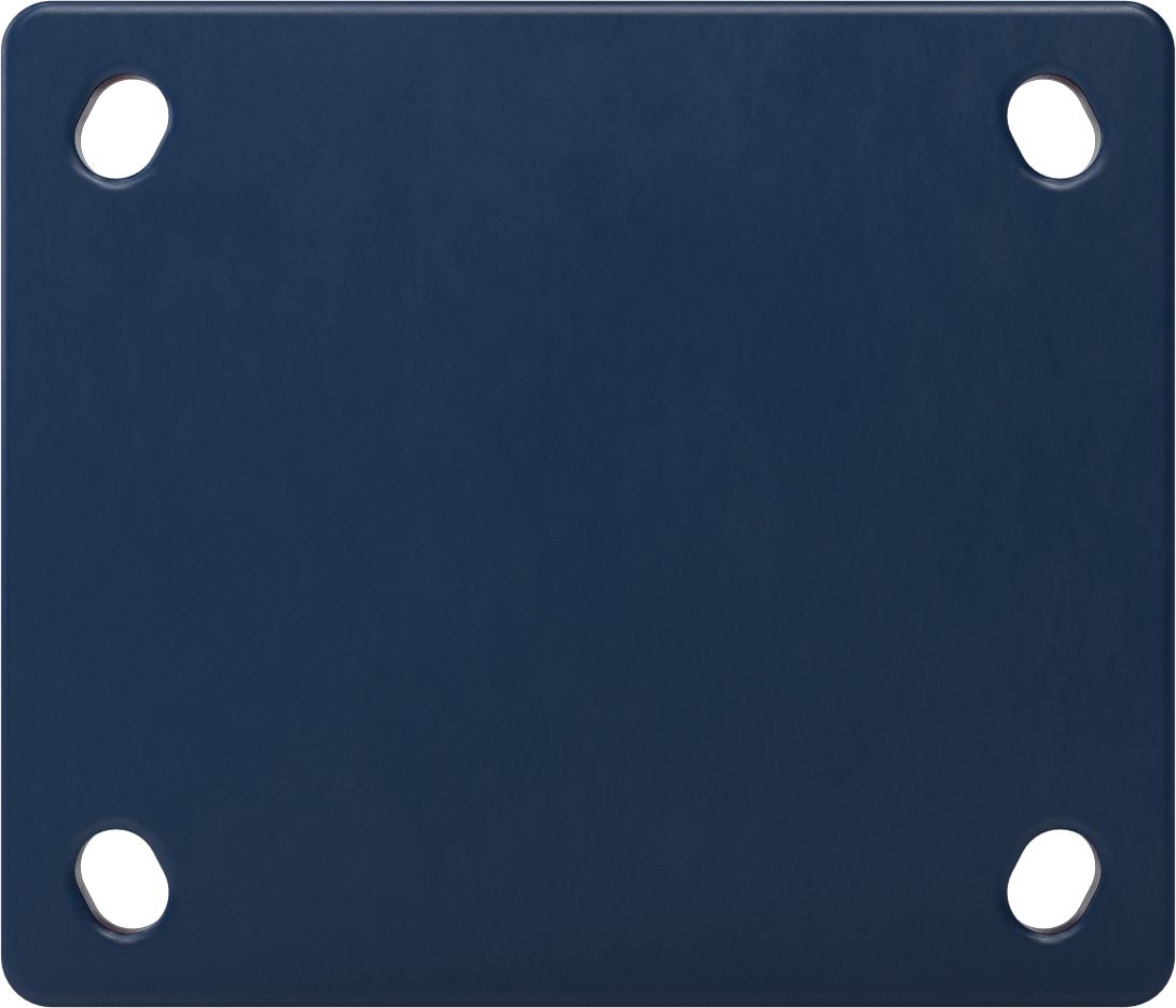7“ x 6” Plakalı Ekstra Yüksek Kapasiteli Brute Tekerlek, 8" Çaplı Demir Tekerlekli Sert