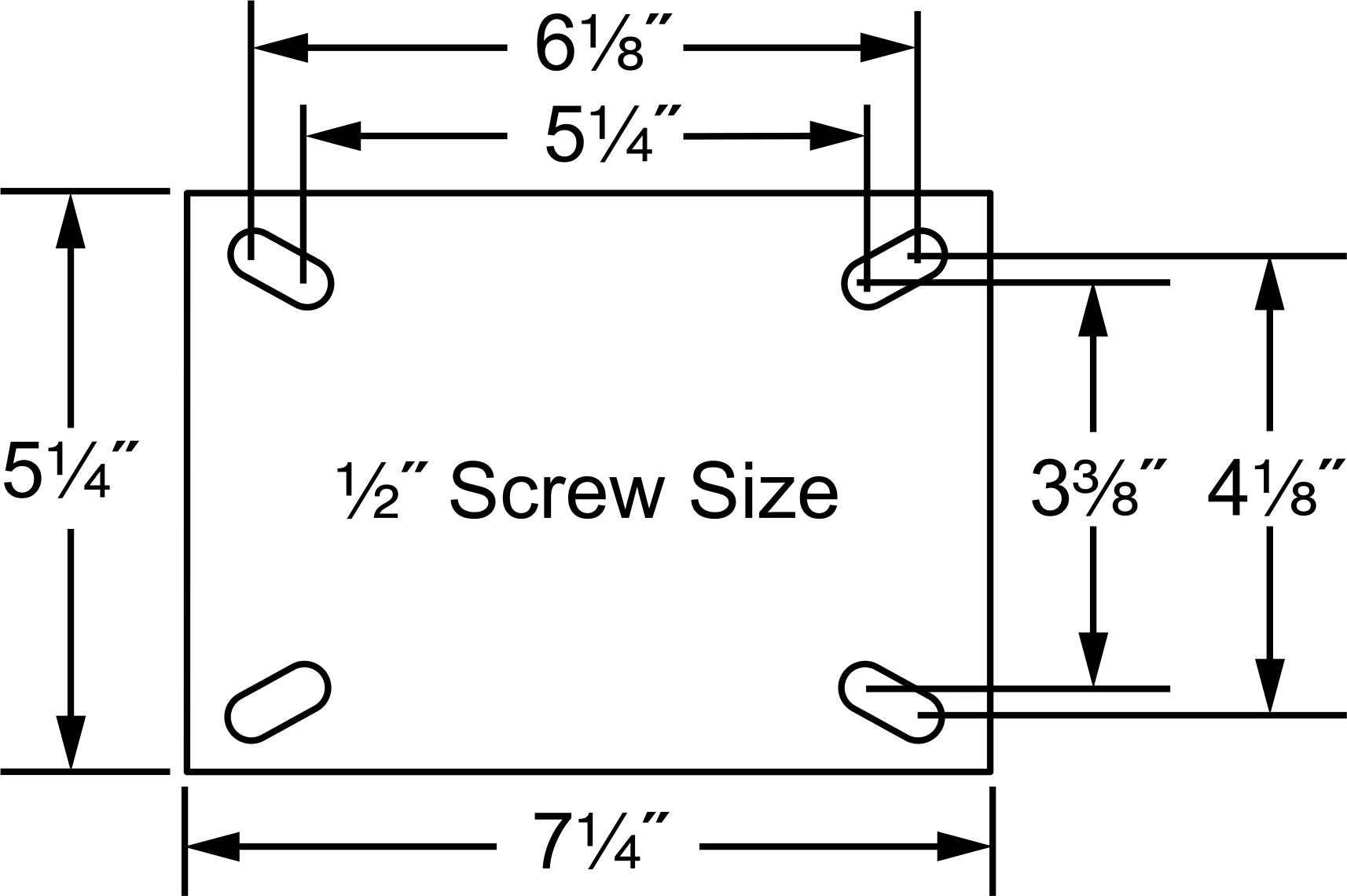 7-1/4“ x 5-1/4” Plakalı Brute Tekerlek, Ekstra Yüksek Kapasiteli, 6 inç Çapında Fenolik Tekerlekli Döner Tekerlek