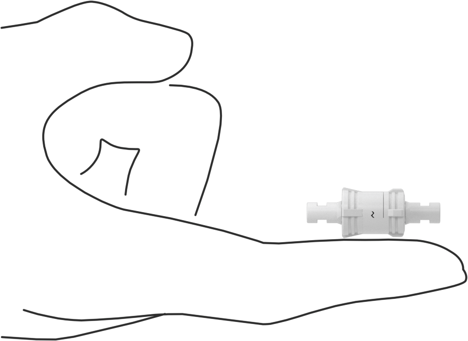 Hava ve Su için Plastik Hızlı Bağlantı Kesme Tüp Bağlantısı, 1/16" Dikenli Boru İç Çapı için Plug ve Soket Seti, Beyaz