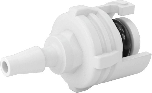 Hava ve Su için Plastik Hızlı Bağlantı Kesme Tüp Bağlantısı, 3 mm Dikenli Boru İç Çapı için Düz Plug, 3/32 Bağlantı Boyutu