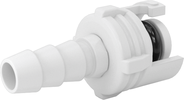 Hava ve Su için Plastik Hızlı Bağlantı Kesme Tüp Bağlantısı, 4 mm Dikenli Boru İç Çapı için Düz Plug, 3/32 Bağlantı Boyutu
