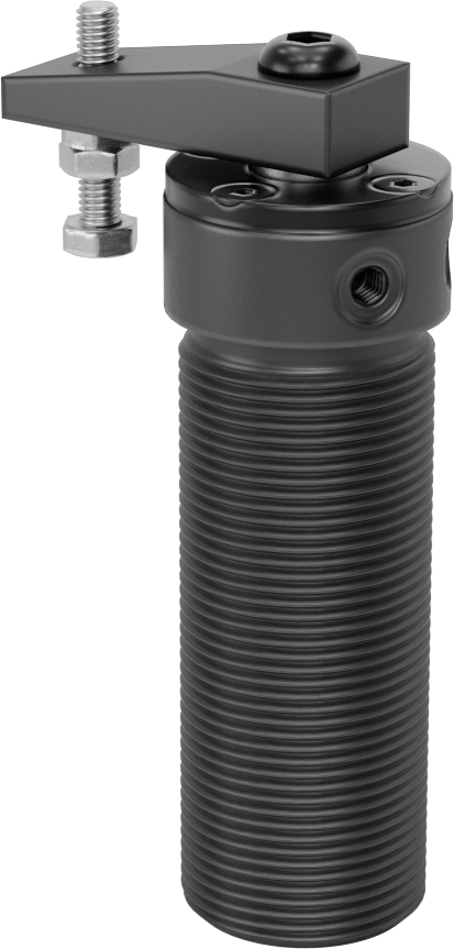 Havalı Sabitleme Fikstürü Kelepçesi, Kaynak için, Dişli, Saat Yönünün Tersine, 1-1/8" Uzanma Mesafesi