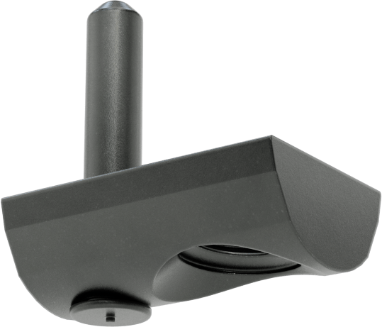 Takılabilir T-Yivli Çerçeve Bağlantı Elemanları, 1" ve 25 mm Yüksek Ray için Kulplu Somun, 1/4"-20 Diş Boyutu