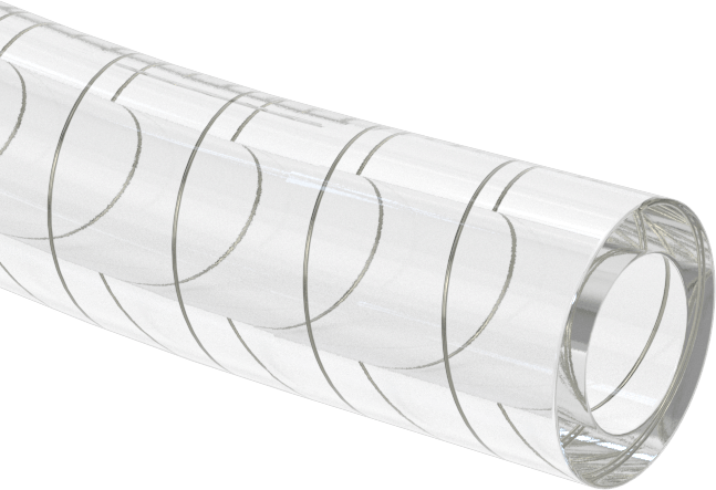 Antistatik Yumuşak PVC Plastik Boru, Hava ve Su için, Şeffaf, 5/8" ID, 1" OD