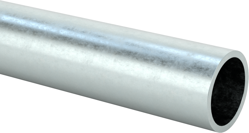 Pürüzsüz Çekirdekli Dikişsiz Çelik Boru, Çinko Kaplama, 25 mm OD, 2 mm Duvar Kalınlığı, 2 M Uzunluk