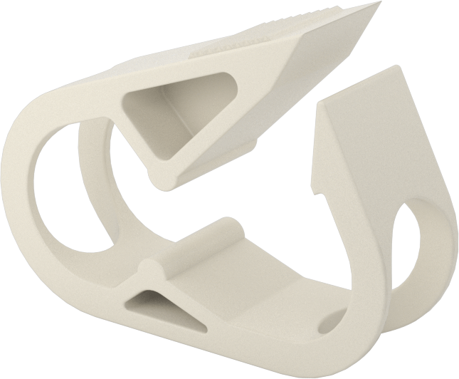 Temassız Akış Ayar Valfi, Tırnaklı Tutamak, Asetal, 3/32“ ila 1/4” dış çaplı boru için