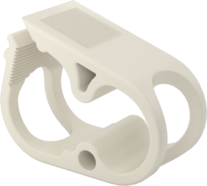 Temassız Akış Ayar Valfi, Tırnaklı Tutamak, Asetal, 3/32“ ila 7/16” Boru Dış Çapı için