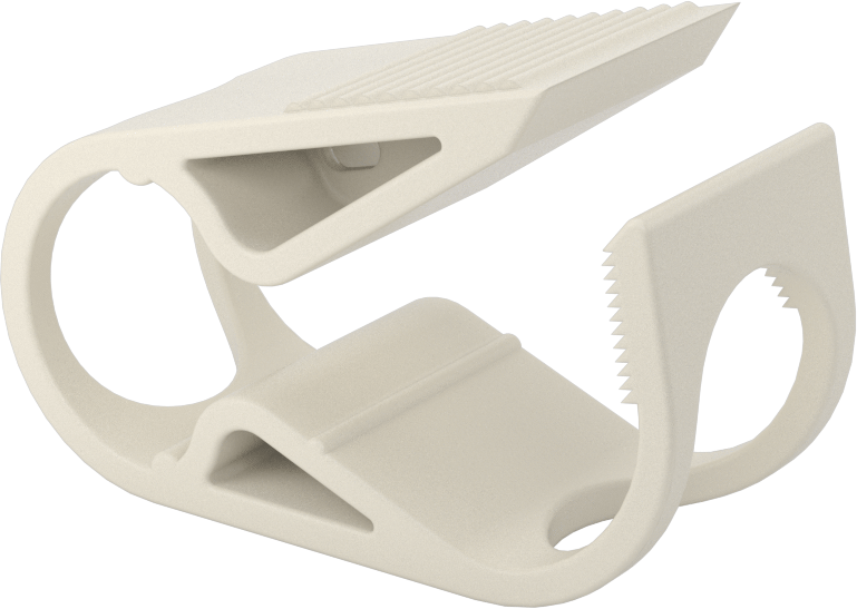 Temassız Akış Ayar Valfi, Tırnaklı Tutamak, Polyester Plastik, 3/32“ ila 3/4” Boru Dış Çapı için