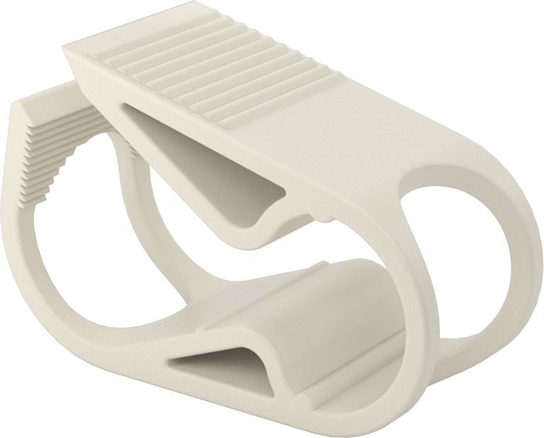 Temassız Akış Ayar Valfi, Tırnaklı Tutamak, Polyester Plastik, 3/32“ ila 3/4” Boru Dış Çapı için