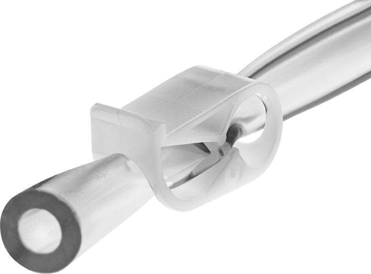 Temassız Akış Ayar Valfi, Tırnaklı Tutamak, Asetal, 3/32“ ila 7/16” Boru Dış Çapı için