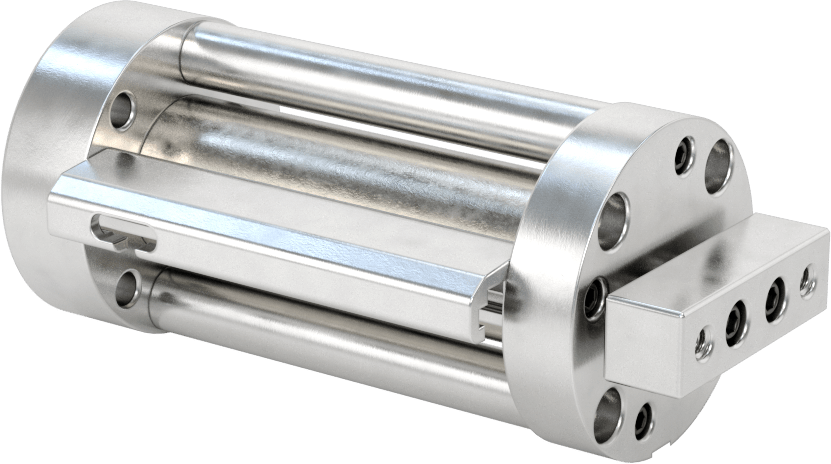 Dönmeyen Kompakt Bağlantı Çubuğu Hava Silindiri, Sensör Hazır, 3/4" Delik Boyutu, 1-1/2" OD, 1-1/2" Strok