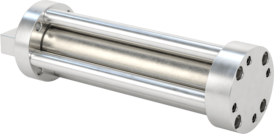 Dönmeyen Kompakt Bağlantı Çubuğu Hava Silindiri, Sensör Hazır, 3/4" Delik Boyutu, 1-1/2" OD, 3" Strok